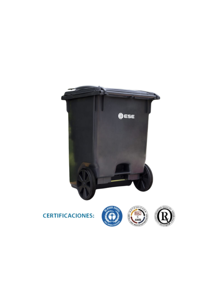 Contenedor de Residuos 370 Litros 3 ruedas