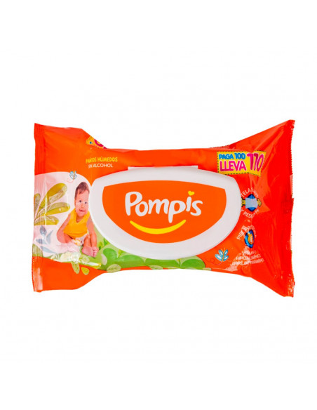 Toallitas Húmedas Pompis FlowPack - 110 Unidades