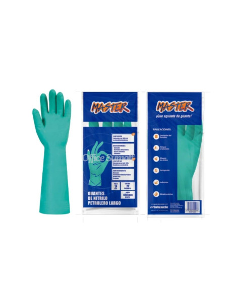 GUANTE NITRILO MASTER INDUSTRIAL Largopetrol