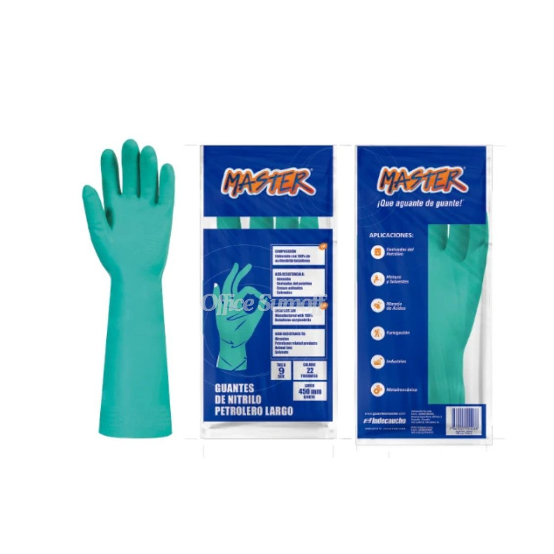 GUANTE NITRILO MASTER INDUSTRIAL Largopetrol