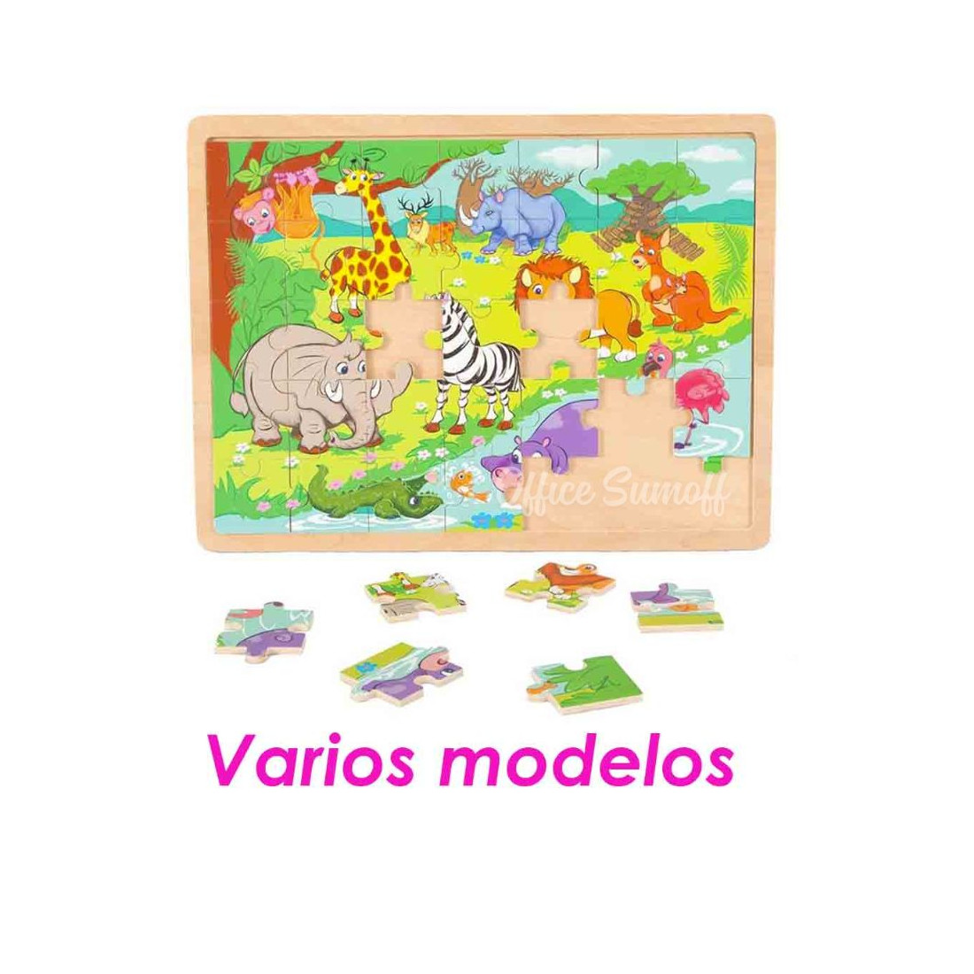 ROMPECABEZA MADERA A3 V/MODEL 25 PZ