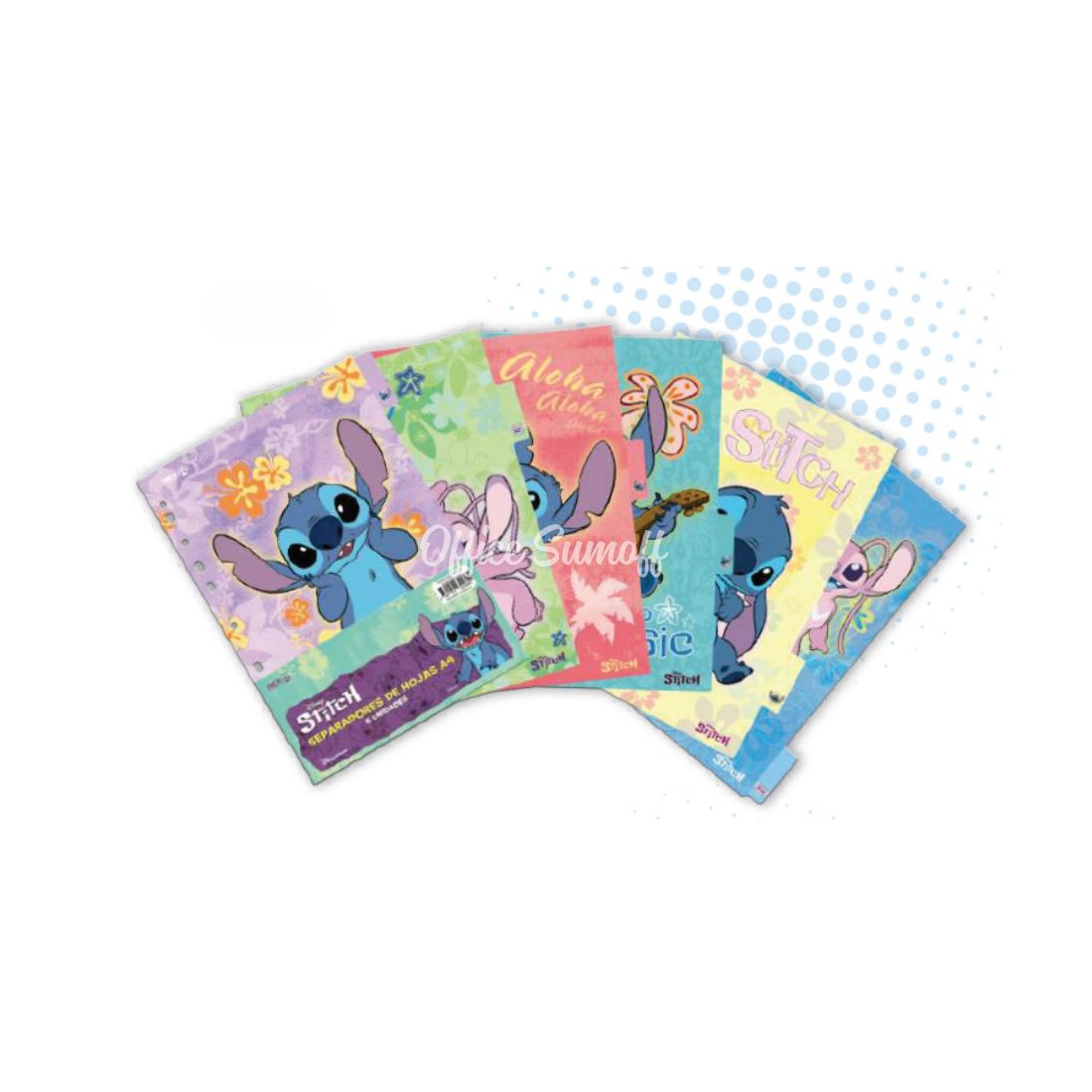CARPETA + SEPARADOR DE HOJAS STITCH