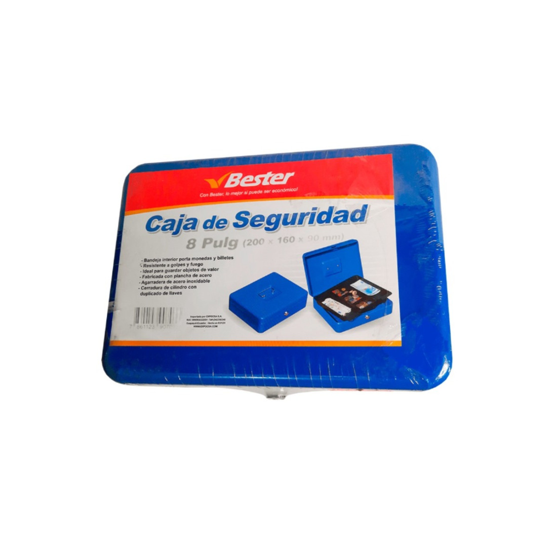 CAJA DE SEGURIDAD 8 PULGADAS