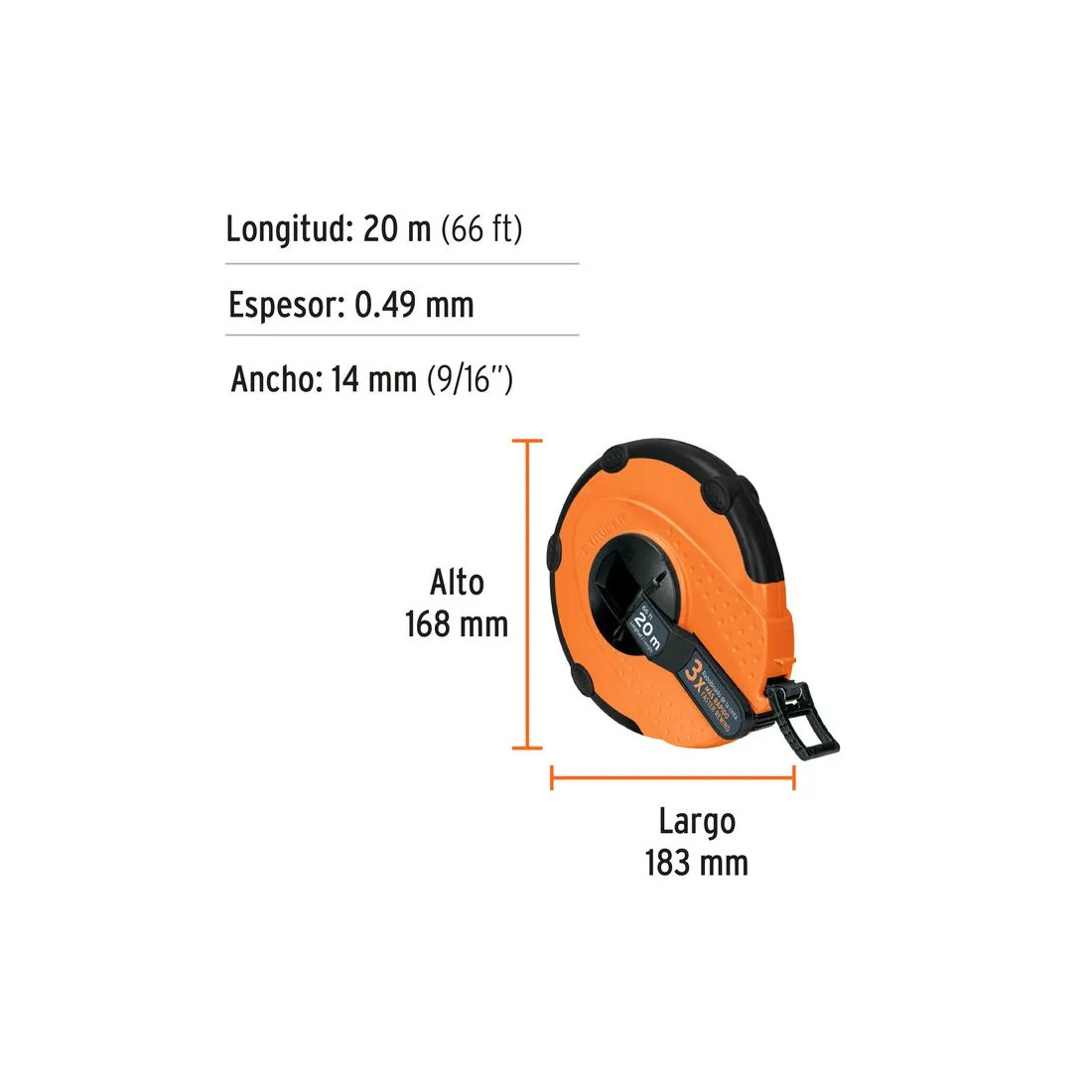 CINTA METRICA DE 20M TRUPER