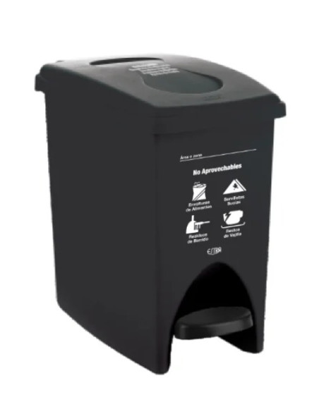 CONTENEDOR PEDAL DE 10 LITROS