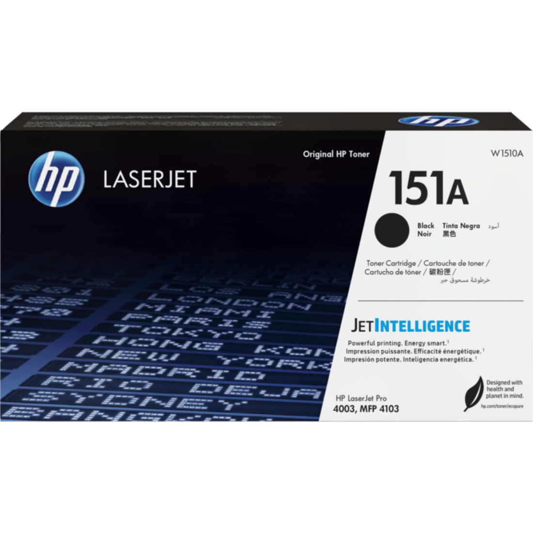 TONER HP INC 151A NEGRO LASERJET 4003 MFP 4103 3050 PAG W1510A N/A
