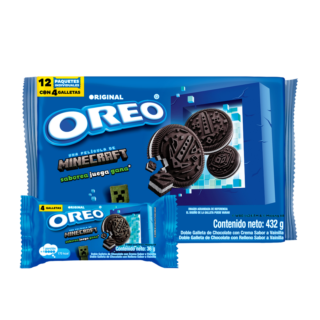 PAQ X 12 GALLETAS OREO CLASICA