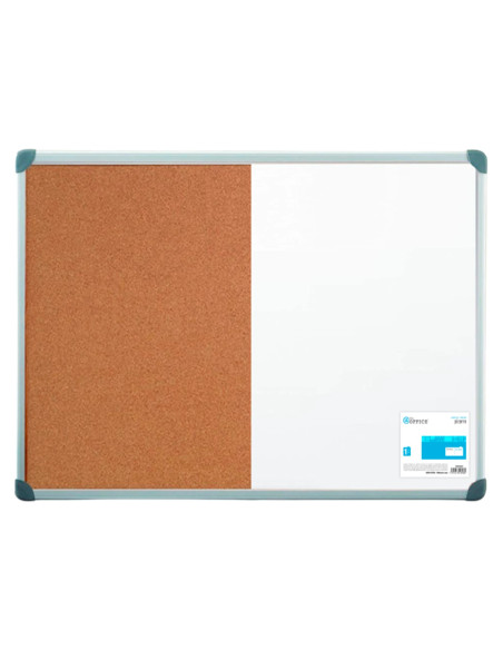 PIZARRA MIXTA ACRILICO Y CORCHO 1M X 0.60 CM