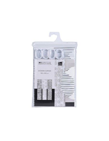 CORTINA PLASTICA DE BAÑO